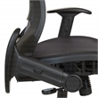 Scranton & Co Fabric Managers Chair with Padded Mesh Seat in Black
