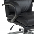 Scranton & Co Big and Tall Executive Chair in Black Bonded Leather