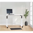 Scranton & Co Standing Anti-Fatigue Desk Mat in Black Memory Foam