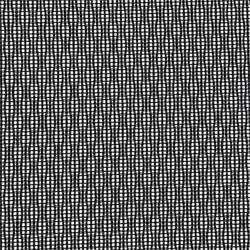 Scranton & Co Black Mesh Back Chair with Fabric Seat on White Frame