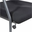Scranton & Co Stacking Visitor's Chair in Black Coal Free Flex Fabric