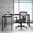 Scranton & Co Mesh Back Manager's Chair with Dillon Black Fabric Seat