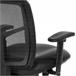 Scranton & Co Mesh Back Manager's Chair with Dillon Black Fabric Seat