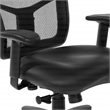 Scranton & Co Mesh Back Manager's Chair with Dillon Black Fabric Seat