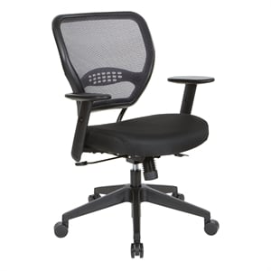 Scranton & Co 24/7 Intense Use Office Chair with Air Grid Back in Black