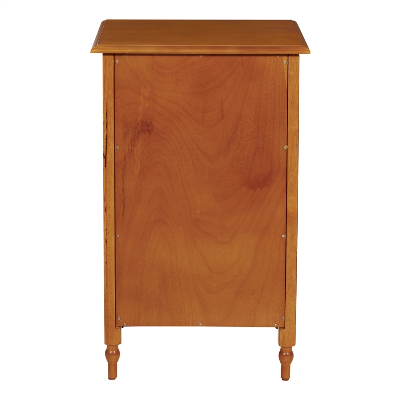 Scranton & Co Contemporary 2 Drawer Wood File Cabinet in Antique Cherry