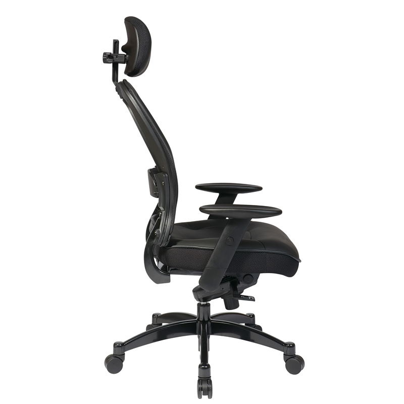 Scranton & Co Matrex Back Executive Office Chair with Leather Seat