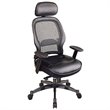 Scranton & Co Matrex Back Executive Office Chair with Leather Seat