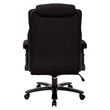 Scranton & Co High Back Black Fabric Executive Chair with Flip Arms