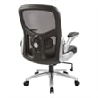 Scranton & Co Mesh Back Executive Chair in Black Bonded Leather