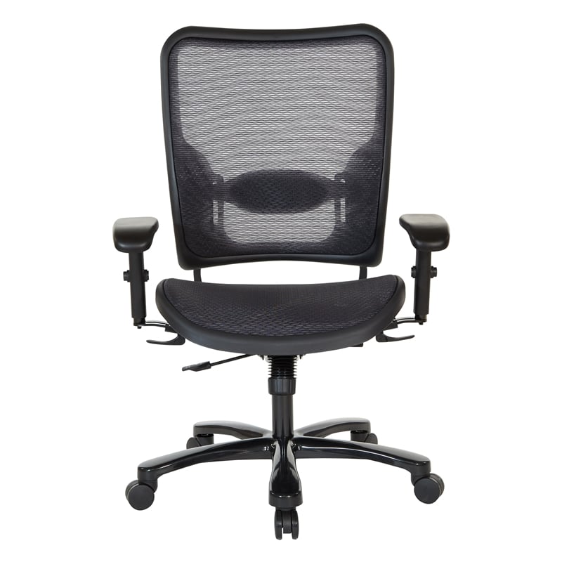 Scranton & Co Big & Tall Air Grid Ergonomic Chair with Adjustable Arms
