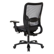 Scranton & Co Big & Tall Air Grid Ergonomic Chair with Adjustable Arms