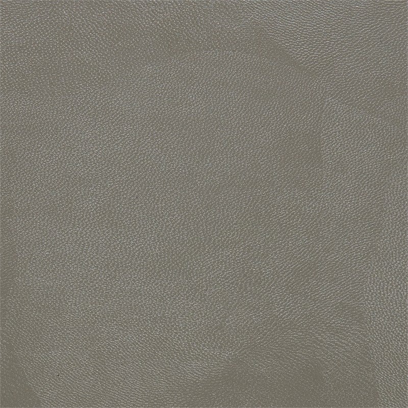Scranton & Co Left Facing Faux Leather Arm Chair in Smoke Gray