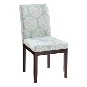Scranton & Co Contemporary Parsons Dining Chair in Sky Blue Fabric