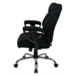 Scranton & Co Big and Tall Executive Office Chair in Black Mesh