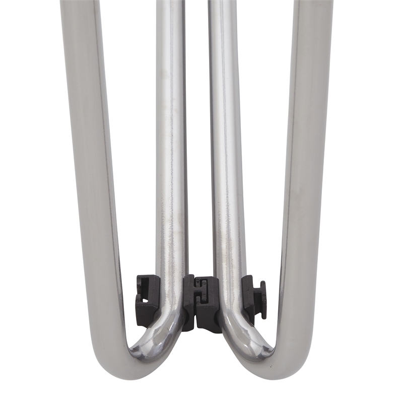Scranton & Co Stacking Chairs with White Plastic Seat - 28 Pack with Dolly