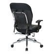 Scranton & Co Black Bonded Leather Manager's Chair - Synchro Tilt
