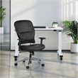 Scranton & Co Black Bonded Leather Manager's Chair - Synchro Tilt