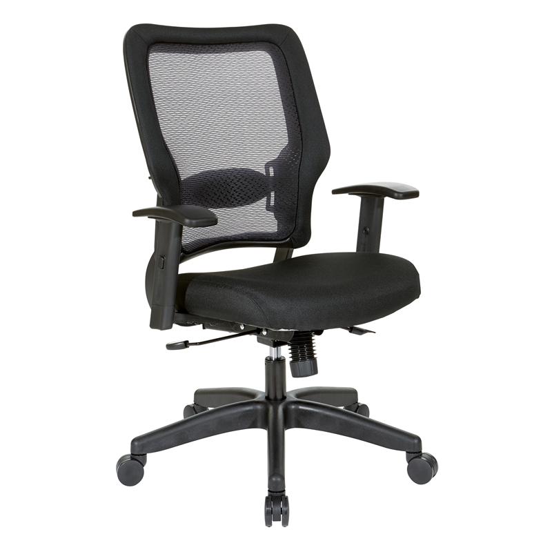 Scranton & Co 24/7 Intense Use Mesh Back Office Chair in Black