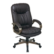 Scranton & Co Executive Bonded Leather Office Chair in Espresso