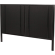 Scranton & Co Queen Headboard and Footboard in Oak Laminate - Black