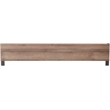 Scranton & Co Queen Headboard and Footboard in Oak Laminate - Black
