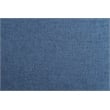 Scranton & Co Chaise Sleeper Sofa in Blue Fabric with Black Legs