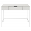 Scranton & Co Sit-to-Stand Adjustable Desk in White Oak - Steel Frame