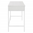 Scranton & Co Sit-to-Stand Adjustable Desk in White Oak - Steel Frame