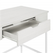 Scranton & Co Sit-to-Stand Adjustable Desk in White Oak - Steel Frame