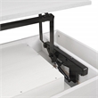 Scranton & Co Sit-to-Stand Adjustable Desk in White Oak - Steel Frame