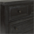Scranton & Co Farmhouse 3-Drawer Chest in Rustic Black Finish