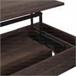 Scranton & Co Sit-to-Stand Adjustable Desk in Ozark Ash - Steel Frame