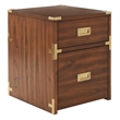 Scranton & Co 2-Drawer File Cabinet in Toasted Wheat - Campaign Style
