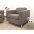 Scranton & Co Contemporary Club Armchair in Cement Gray Fabric