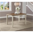 Scranton & Co 47-Inch 5-Piece Wood Dining Set in Tobacco and Cream Finish