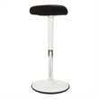 Scranton & Co Adjustable Perch Seat 24 to 34 Inches in Black and White