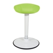 Scranton & Co Adjustable Perch Seat 24 to 34 Inches in Green and White