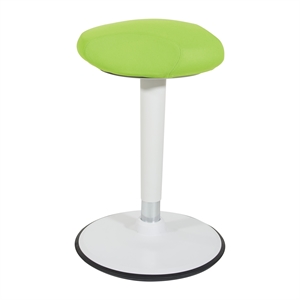 Scranton & Co Adjustable Perch Seat 24 to 34 Inches in Green and White