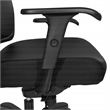 Scranton & Co Big & Tall Ergonomic Office Chair in Black Fabric