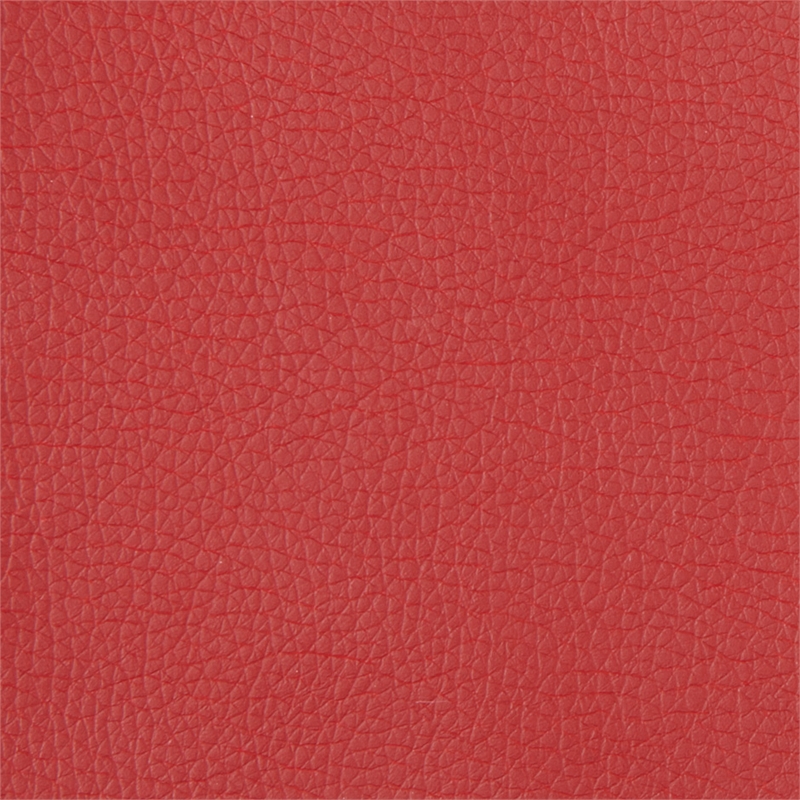 Scranton & Co Lipstick Red Faux Leather Club Armchair with Silver Legs