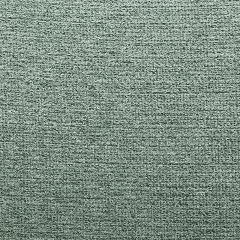 Scranton & Co Mint Blue Fabric Office Chair with Chrome Base and Button Tufting