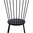 Scranton & Co Metal Dining Chair in Black with All-Metal Construction