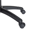Scranton & Co Black Faux Leather Gaming Chair with Gray Accents & Lumbar Support