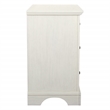 Scranton & Co 3-Drawer Farmhouse Chest in Rustic White Engineered Wood