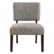 Scranton & Co Accent Chair in Speckled Charcoal with Wood Legs