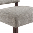 Scranton & Co Accent Chair in Speckled Charcoal with Wood Legs