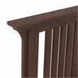 Scranton & Co King Headboard in Vintage Oak Solid Wood with Mission Slat Design