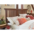 Scranton & Co Queen Headboard in Vintage Oak Solid Wood with Mission Slat Design