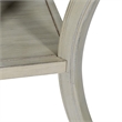 Scranton & Co Hand-Painted Accent Table in Antique Gray Stone Wood Finish